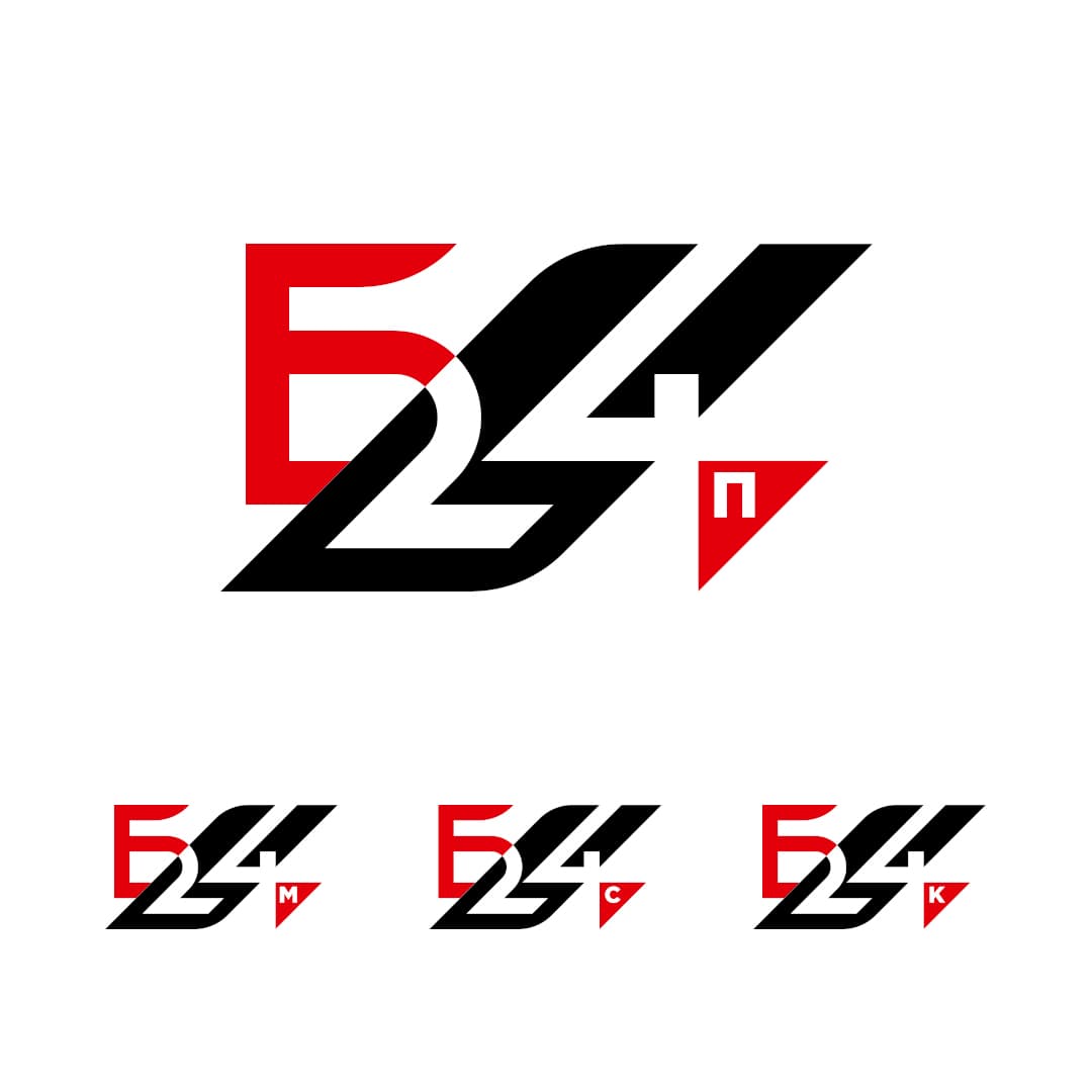 Дизайн логотипа для Группы компаний безопасности «Б24»