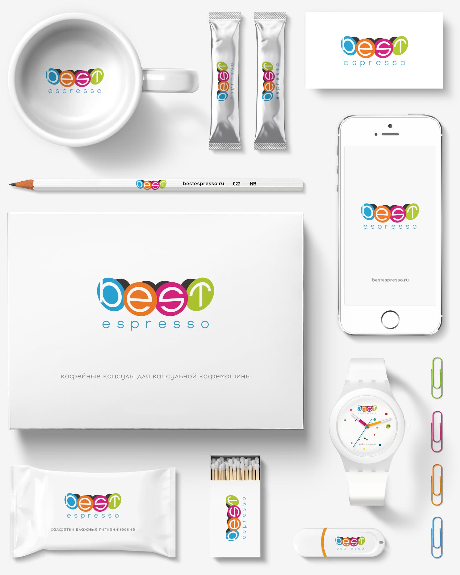 Разработка дизайна логотипа для Интернет-магазина по продаже кофе «Best Espresso»